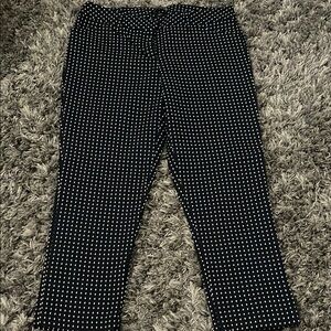 Black and White Polka Dot Pants